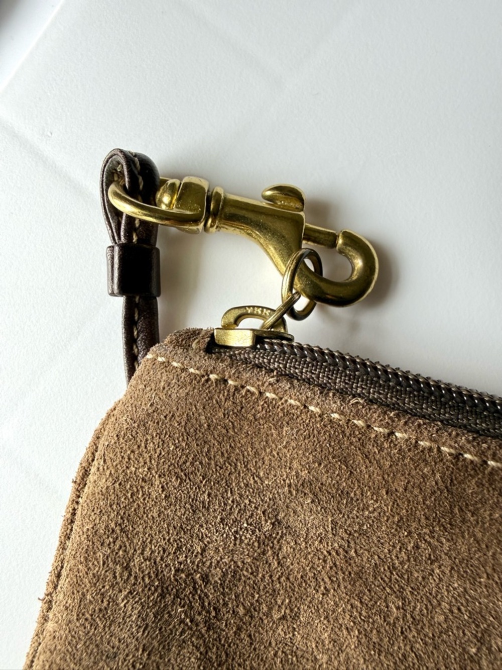 Vintage Suede Coach Wristlet - Picture 9 of 9